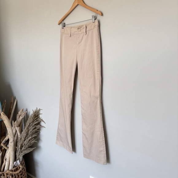 Jacob Women's Size 5/6 Pant Wide Leg Trouser Khaki Business Casual Office Chic - Picture 2 of 12